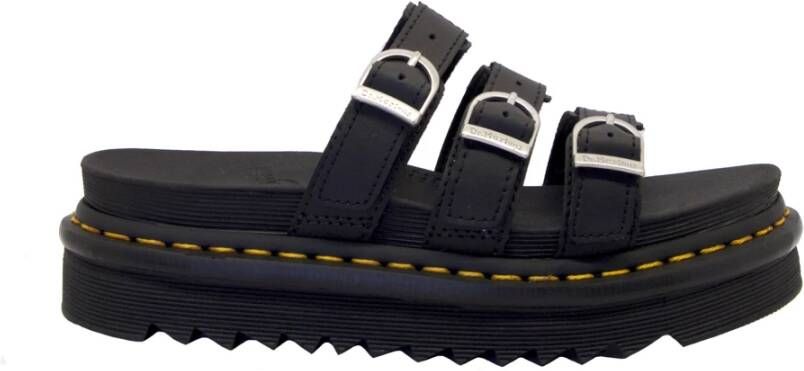 Dr. Martens Platte sandalen Zwart Dames