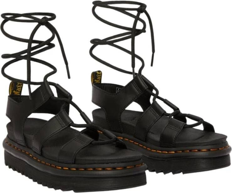 Dr. Martens Platte sandalen Zwart Dames