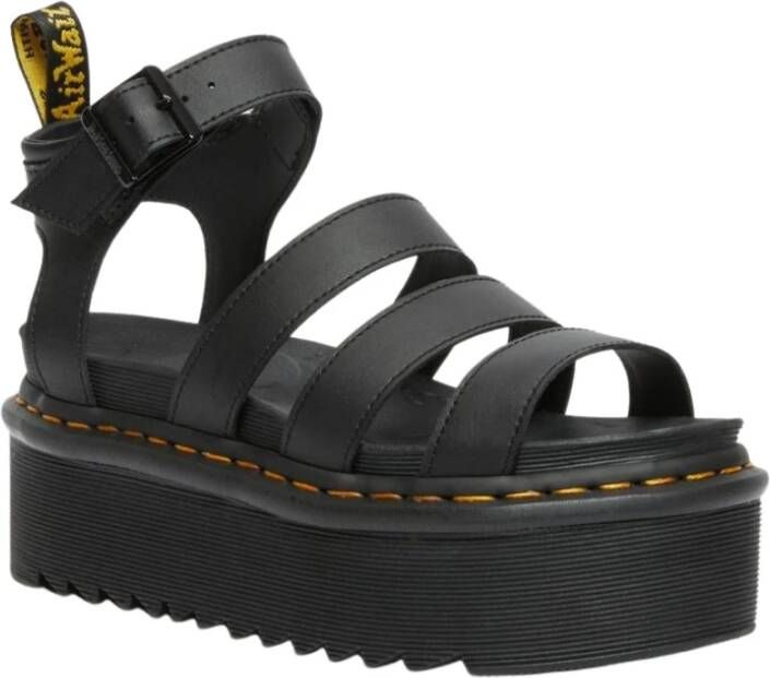 Dr. Martens Stijlvolle en comfortabele platte sandalen voor vrouwen Black Dames - Foto 6