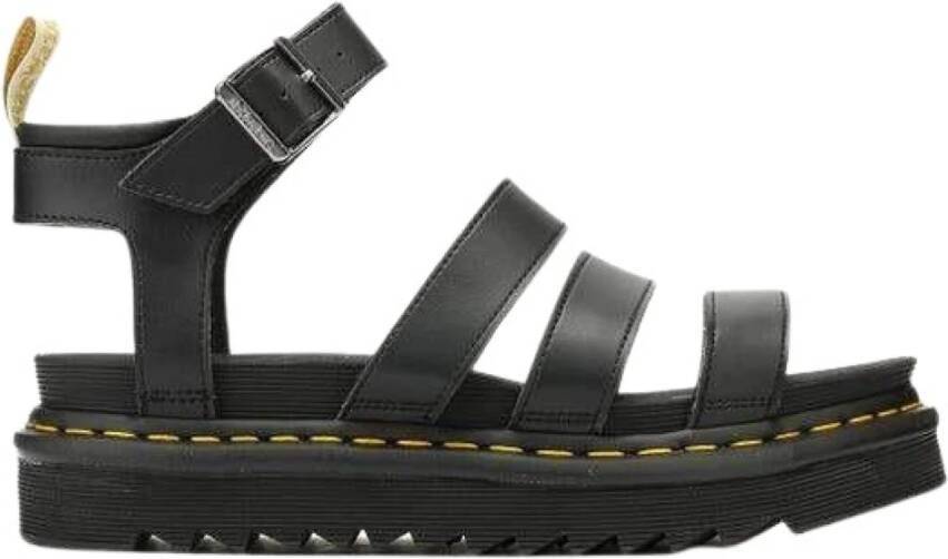 Dr. Martens Klassieke platte sandalen met verstelbare enkelband Black Dames - Foto 6