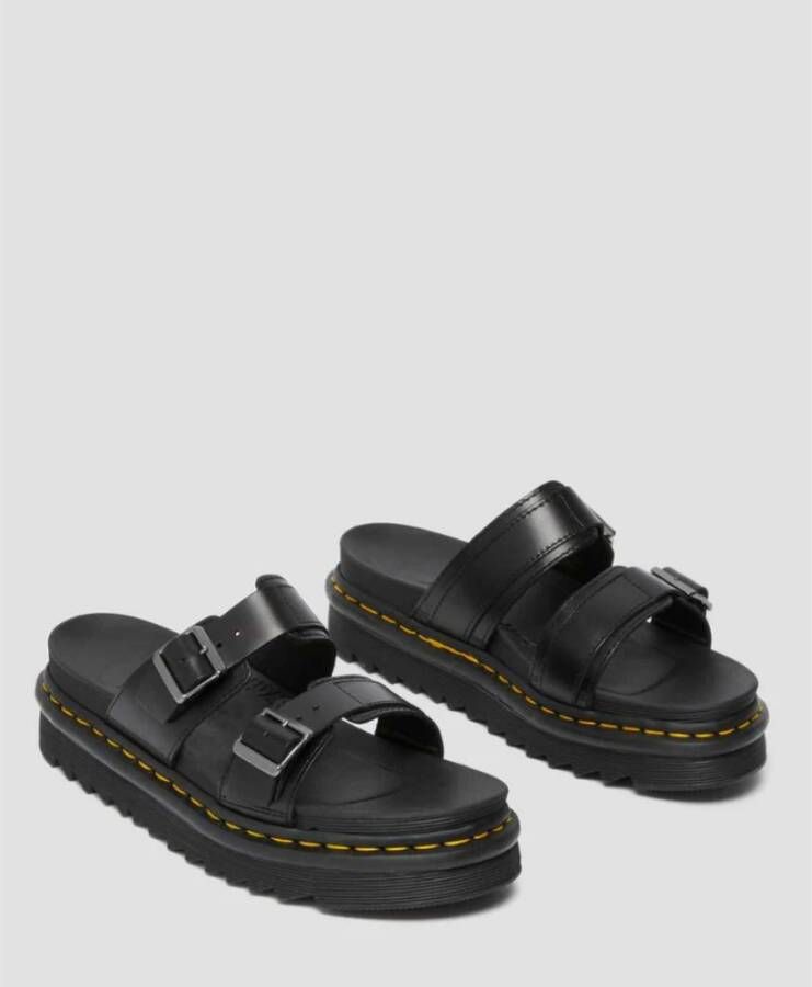 Dr. Martens Platte sandalen Zwart Heren