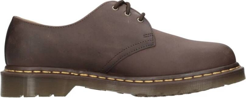 Dr. Martens Crazy Horse Leren Oxford Schoenen Donkerbruin Brown