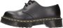 Dr. Martens 1461 Quad Smooth Leather Platform Schoenen Zwart Gepolijst Glad Black Dames - Thumbnail 54