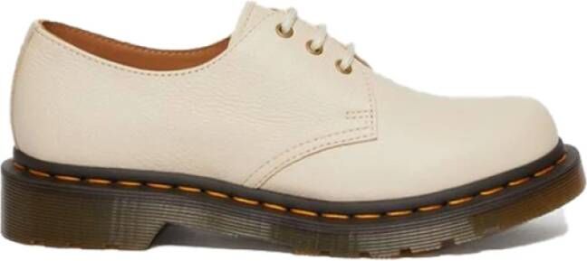 Dr. Martens Professionele leren zakelijke schoenen voor vrouwen Beige Dames