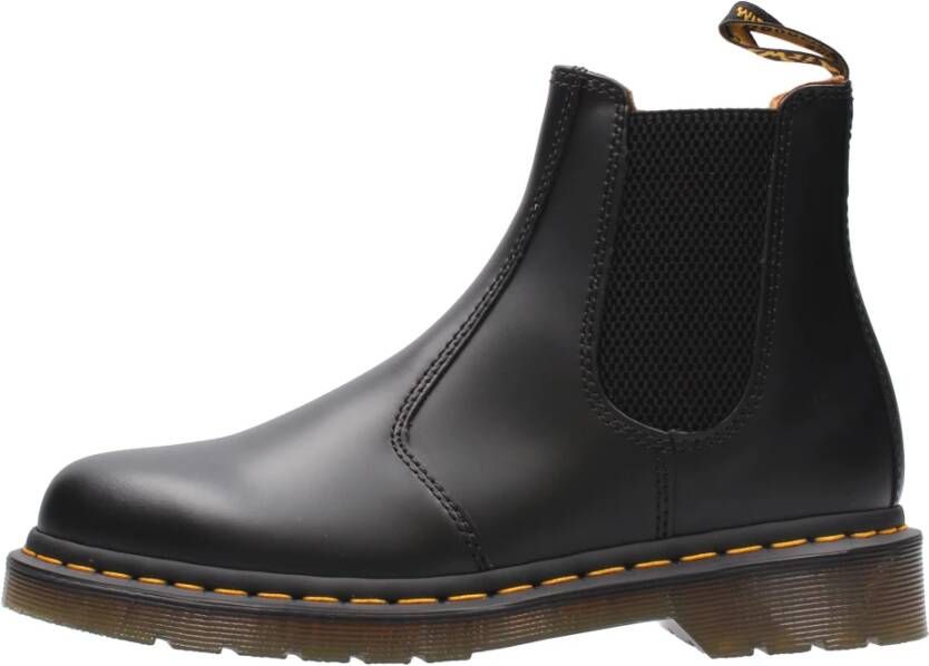 Dr. Martens Klassieke Chelsea-laarzen van glad leer met gele stiksels en AirWair-logo Black - Foto 16