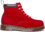 Dr. Martens Rode Suède Wandelschoen Red Unisex - Thumbnail 2