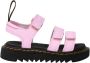 Dr. Martens Roze Leren Sandalen Zebrilus Editie Pink Heren - Thumbnail 2