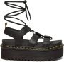 Dr. Martens Athena Leren Sandalen Lente Zomer Collectie Black Dames - Thumbnail 5