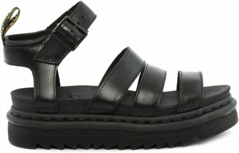 Dr. Martens Gladiator sandaal met sleehak en enkelband