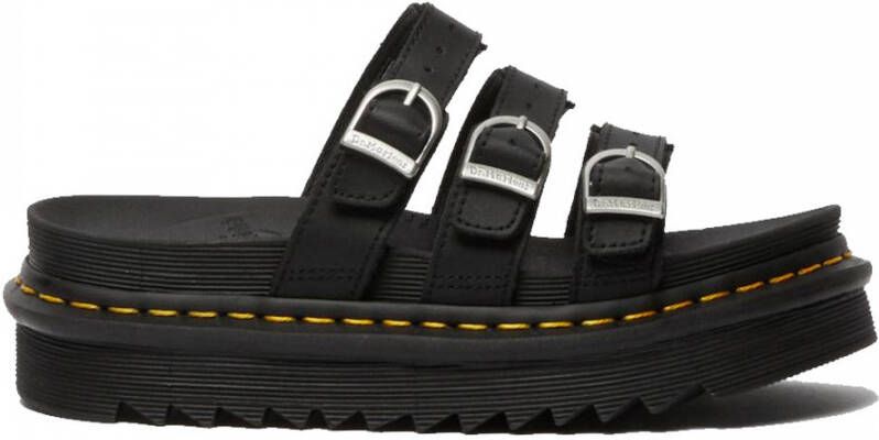 Dr Martens Sandals Blaire Slide Hydro Leather Dr. Martens Zwart Dames