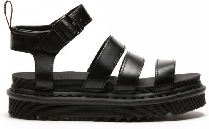 Dr. Martens Gladiator sandaal met sleehak en enkelband