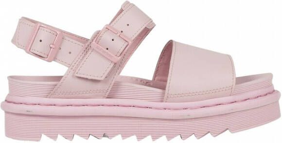 Dr. Martens Roze Leren Sandalen met Rubberen Zool Pink Dames