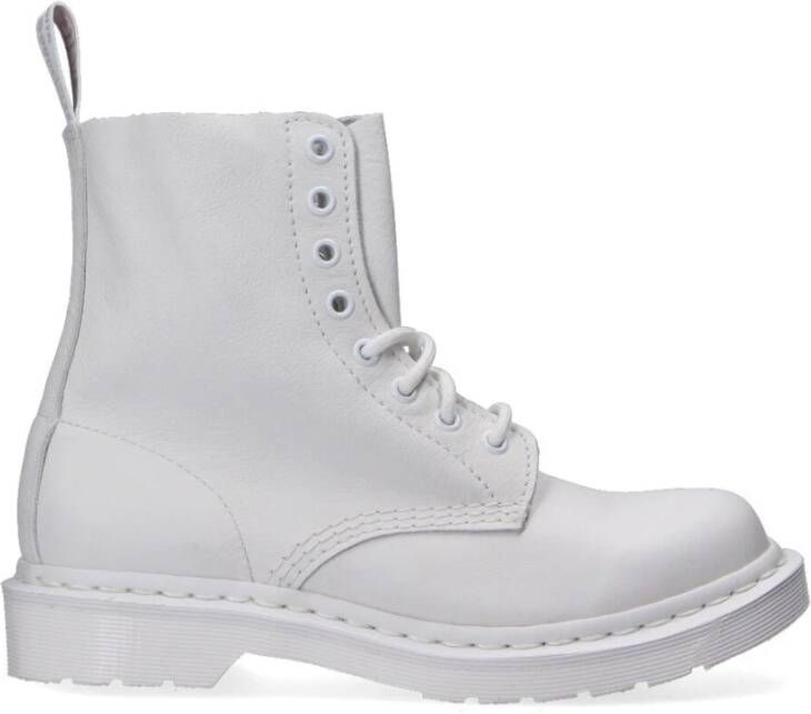 Dr Martens Dr. Martens 1460 PASCAL MONO OPTICAL WHITE Volwassenen VeterlaarzenHalf hoge schoenenPopulaire damesschoenen Kleur Wit beige - Foto 8