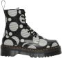 Dr Martens Jadon Polka Dot Smooth Leather Platform Boots Dr. Martens Zwart Dames - Thumbnail 1