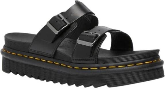 Dr Martens Myles Brando Buckle Slide Sandels Dr. Martens Zwart Heren