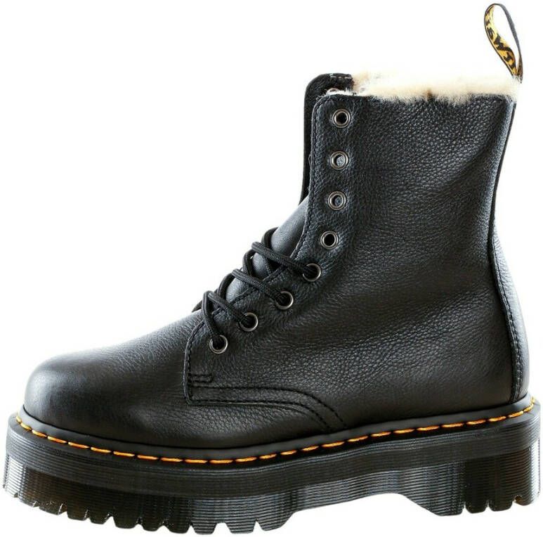 Dr Martens Jadon Faux Fur Lined Platform Boots Dr. Martens Zwart - Foto 5
