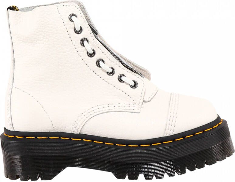 Dr Martens Sinclair Nappa Milled Nappa Leather Platform Boots Dr. Martens Wit Dames - Foto 7