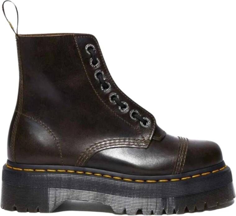 Dr. Martens Sinclair dark taupe orleans Boots in zwart formaten: 37