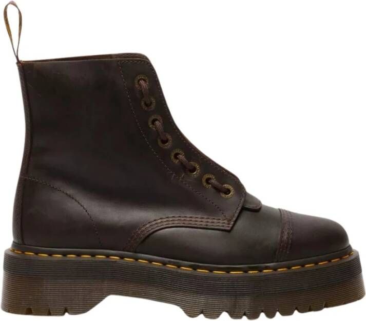 Dr. Martens Sinclair Dark Enkellaarzen Brown Dames