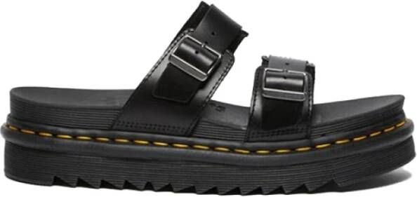 Dr Martens Myles Brando Buckle Slide Sandels Dr. Martens Zwart Heren - Foto 6