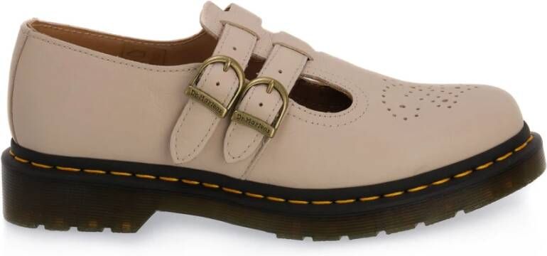 Dr. Martens Stijlvolle Loafers voor Vrouwen Beige Dames