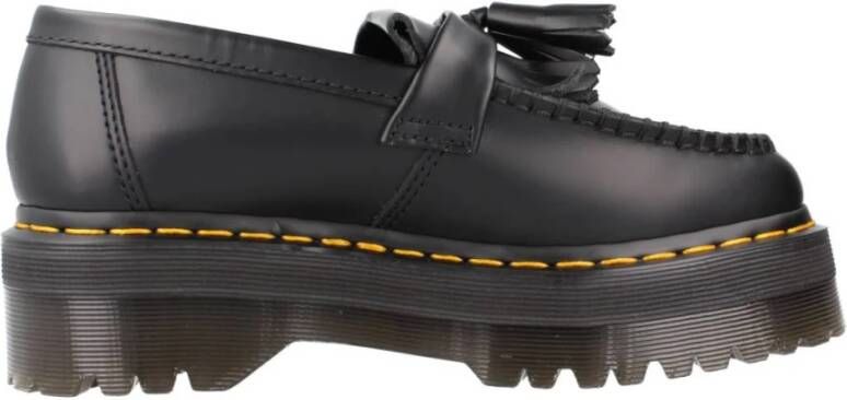 Dr. Martens Stijlvolle Quad Loafers voor Vrouwen Black Dames