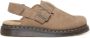 Dr. Martens Patchwork Leren Sandalen met Riptape Straps Beige - Thumbnail 23