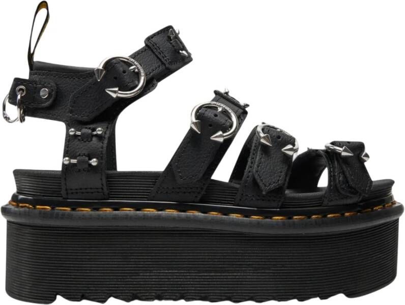 Dr. Martens Studded Leren Plateau Sandaal