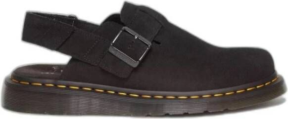 Dr. Martens Suède Unisex Sandalen Lente Zomer Collectie Black Heren