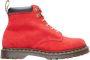 Dr. Martens Rode Suède Wandelschoen Red Unisex - Thumbnail 1