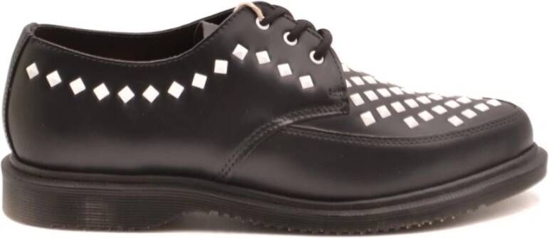 Dr. Martens Tekstprint Bruine Derby Schoenen Black Dames