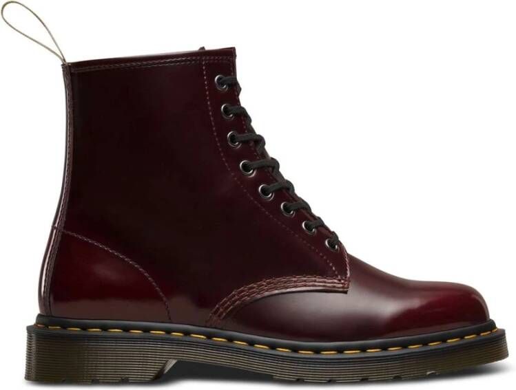 Dr. Martens Vegan Cambridge Brush Enkellaarzen Red Heren