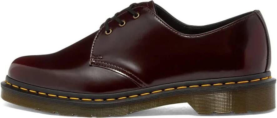 Dr. Martens Vegan Cherry Red Oxford Brush Red Heren