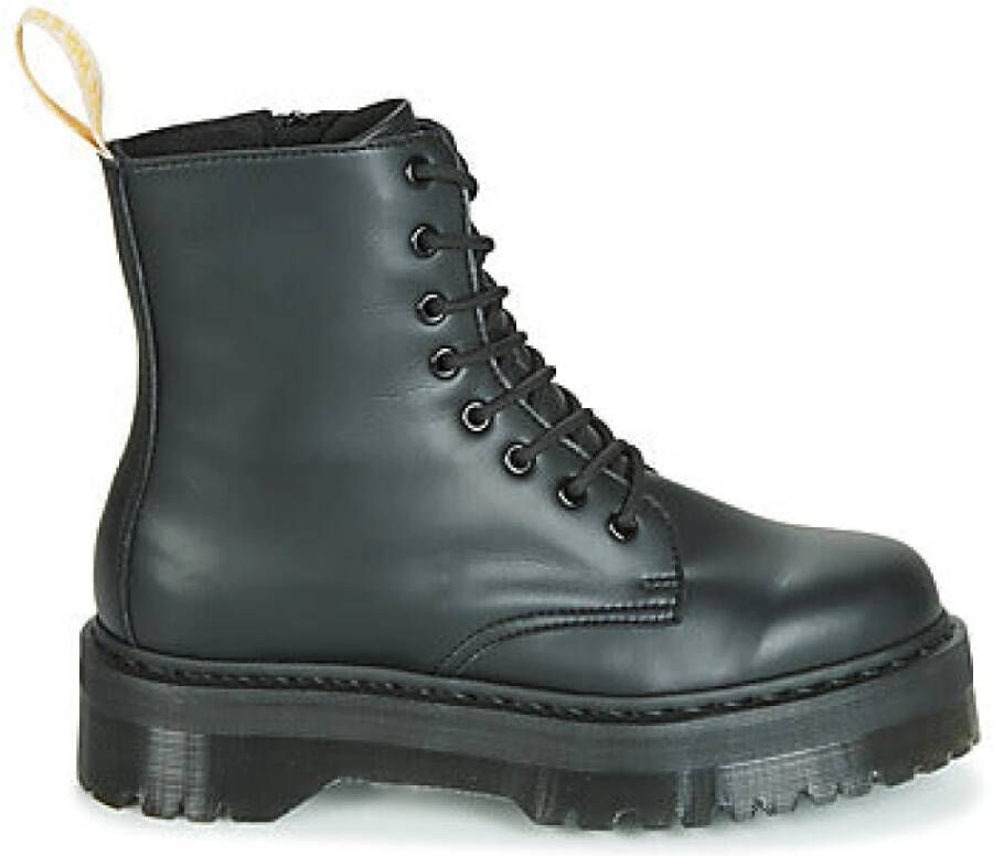 Dr. Martens Eco-leren ritslaarzen zwarte platformszool Black - Foto 3