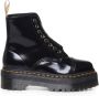 Dr. Martens Vegan Enkellaarzen met Glanzende Afwerking Black Dames - Thumbnail 8