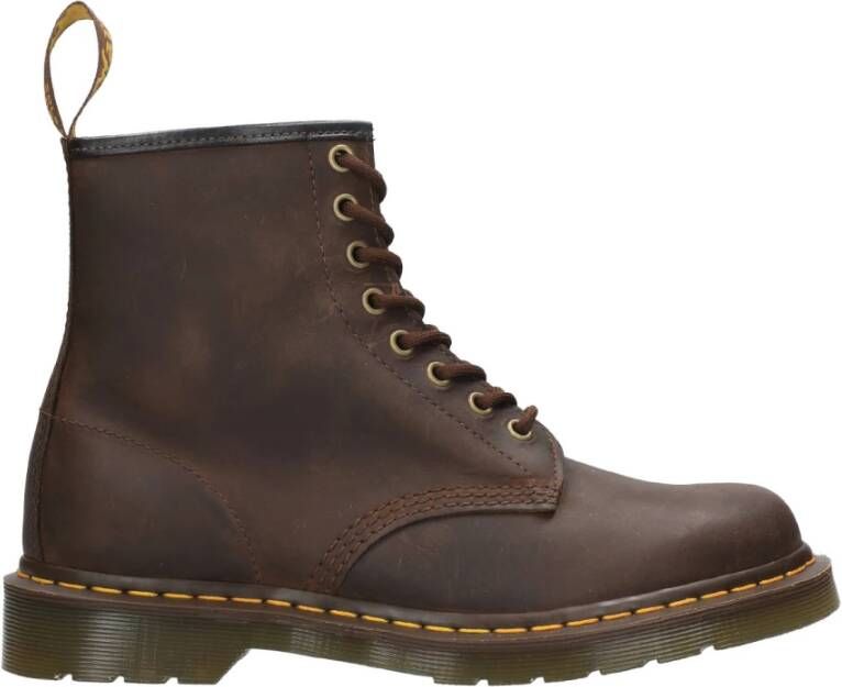 Dr Martens Dr. Martens 1460 J Gaucho Wildhorse Lamper leren veterboots donkerbruin - Foto 10