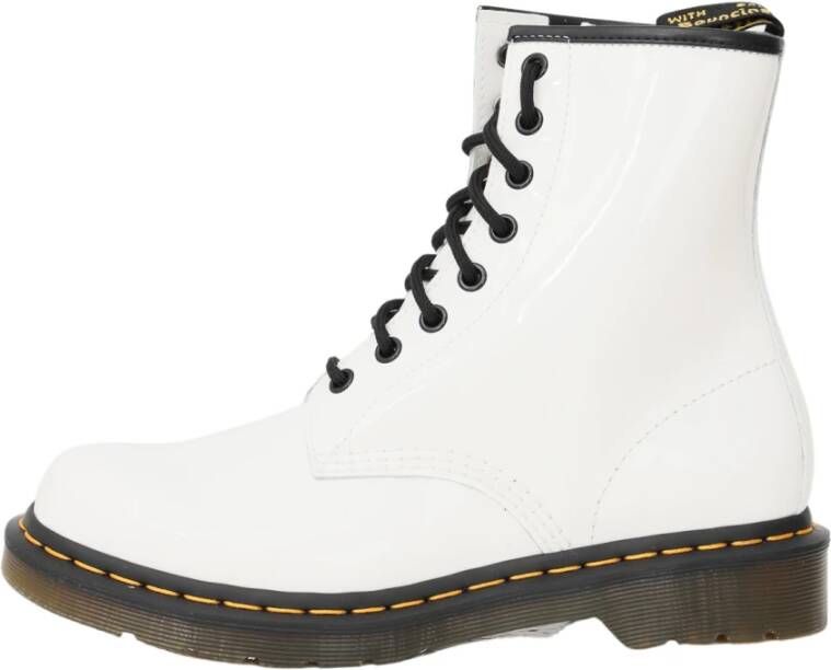 Dr. Martens Dr Martens Schoenen Enkellaarsjes DM11822100-1460-WHITE Unisex Wit - Foto 7