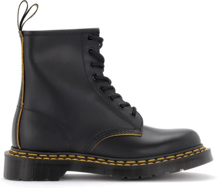 Dr Martens Amphibian 8 gaten in leder met dubbele stiksels - Foto 3