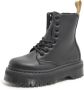 Dr. Martens Eco-leren ritslaarzen zwarte platformszool Black - Thumbnail 3