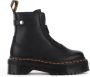 Dr. Martens Zwarte Plateauboots met Rits Gratis Verzending Black Dames - Thumbnail 3