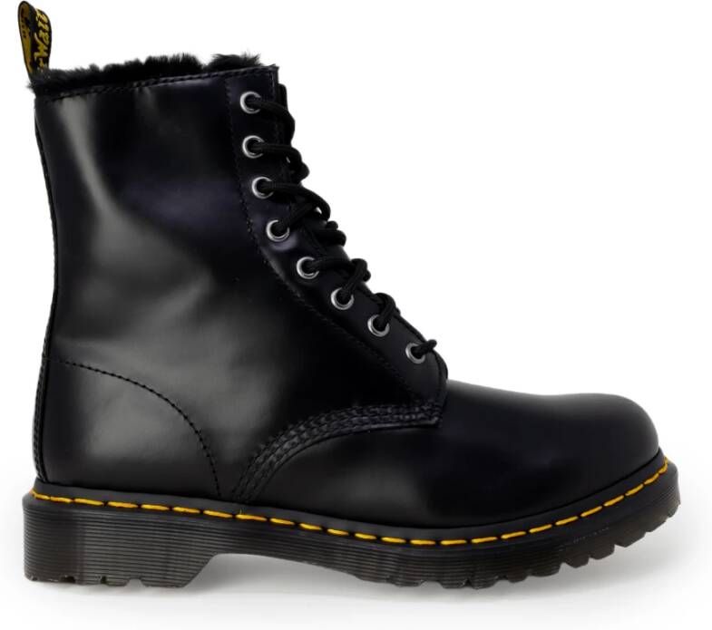 Dr Martens 1460 Serena Faux Fur Lined Boots Dr. Martens Zwart Dames