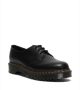 Dr. Martens 1461 Quad Smooth Leather Platform Schoenen Zwart Gepolijst Glad Black Dames - Thumbnail 14
