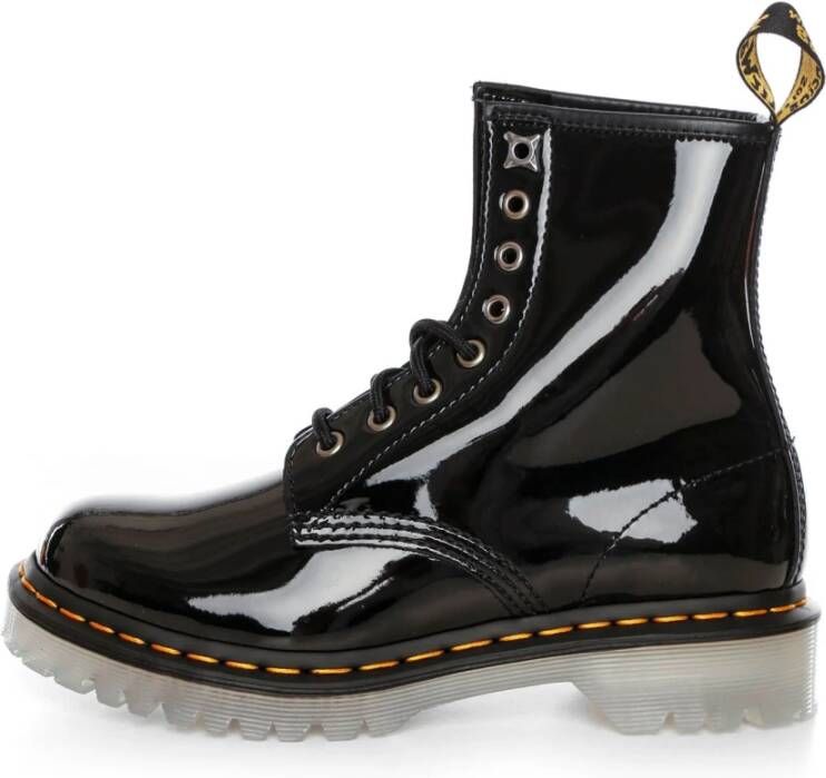 Dr. Martens Zwarte Enkellaarsjes voor Dames Model 1460 Iced BN Zwart Dames - Foto 11