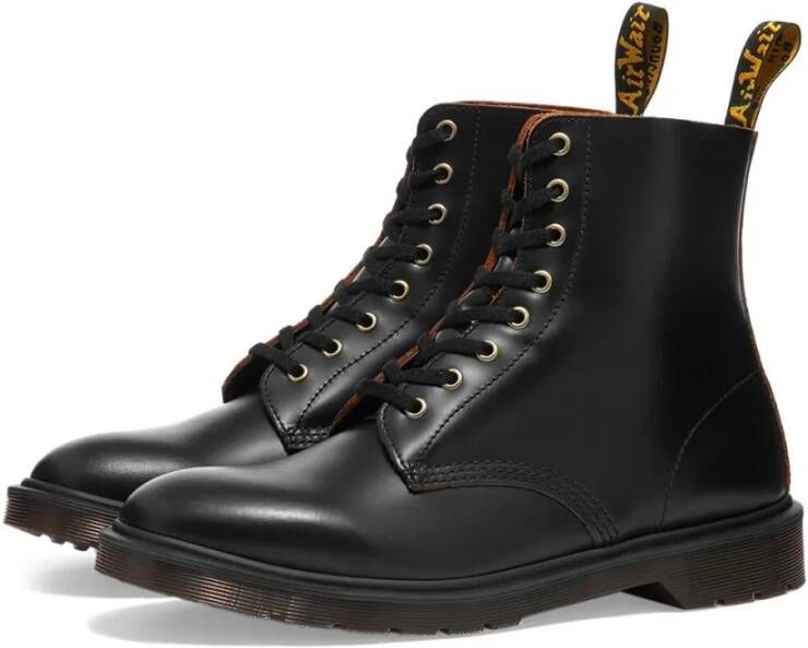 Dr Martens 1460 Vintage Smooth Leather Lace Up Boots Dr. Martens Zwart