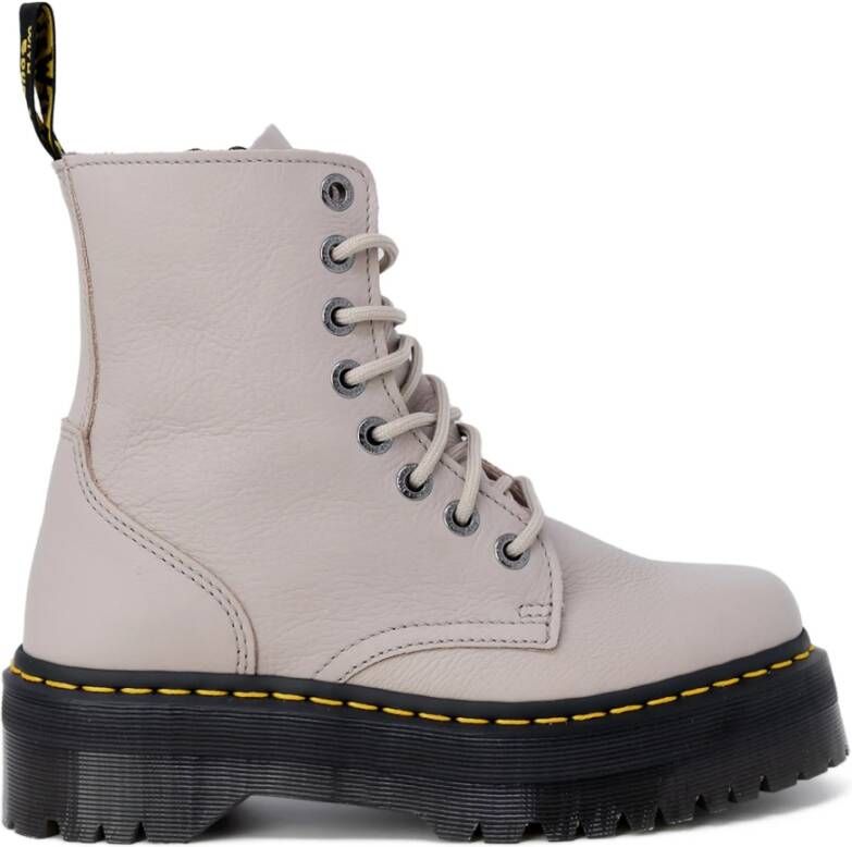 Dr. Martens Taupe Platform Veterschoenen voor Dames Beige Dames