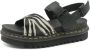 Dr. Martens Voss II Zwart Wit Sandalen voor Dames Black Dames - Thumbnail 1