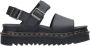 Dr. Martens Zwarte leren sandalen met Quad-zool Black Dames - Thumbnail 2