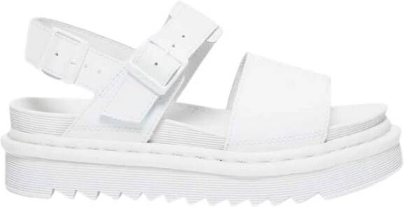 Dr Martens Voss Mono Hydro Leather Strap Sandals Dr. Martens Wit Dames