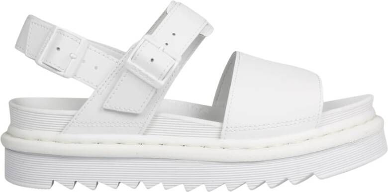 Dr Martens Voss Mono Hydro Leather Strap Sandals Dr. Martens Wit Dames