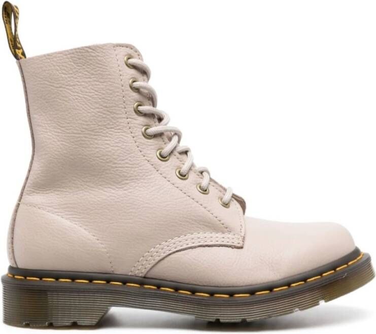 Dr martens 1460 Pascal vintage taupe Beige Leer Veterboots Dames